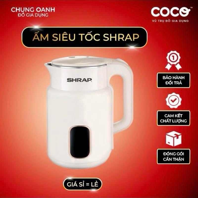  Ấm Siêu Tốc Mẫu Mới Trơn SH-38 dung tích lòng ấm 2L đun sôi nhanh tự động ngắt Đun Nước Ấm Đun Bình Đun Nước Đun Siêu Tốc 