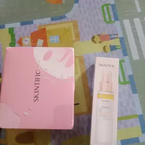 Skintific Niacinamide Brightening Daily Mask 30pcs Mencerahkan & Menghaluskan Kulit Seketika Dengan Niacinamide TXA & Rice Extract