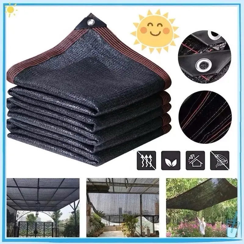 Lưới Che Nắng, Siêu Bền Nắng Cho Ban Công Cửa Sổ, Chắn Côn Trùng Cho Cây Trồng Che Nắng, Chặn Tia Uv Hiệu Quả, may viền 6 chỉ siêu chắc chắn