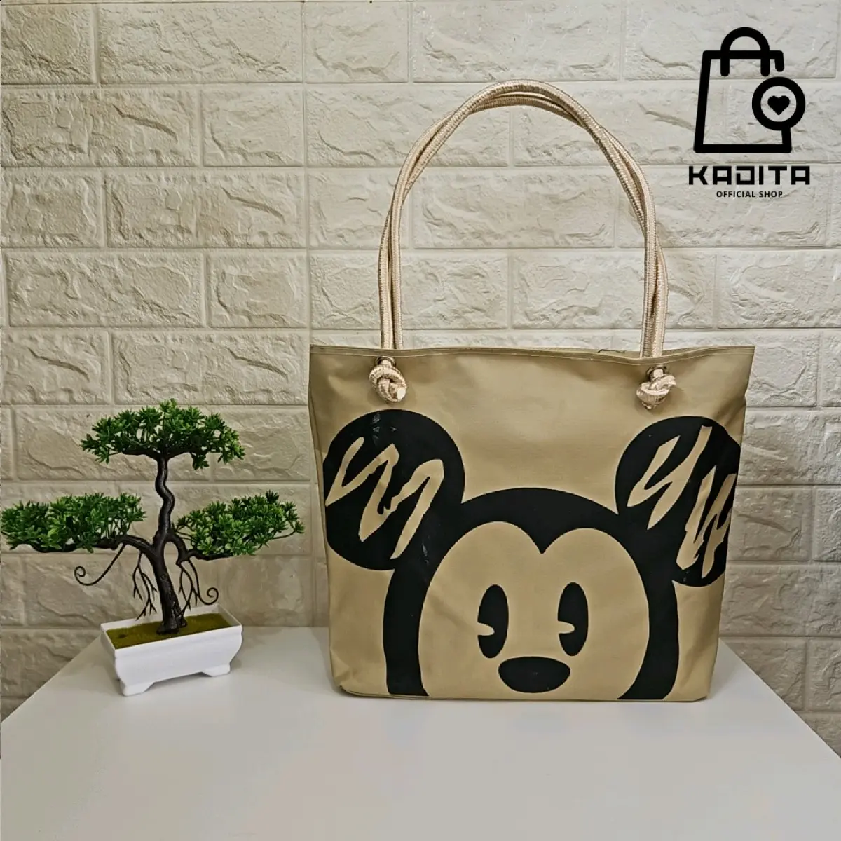 Kadita - Tote Bag Karakter Kartun Lucu Miki Series Terbaru 2025 Totebag Wanita