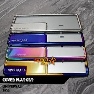 Bingkai Plat Nomor SNI 2tone Depan Belakang + Mika Ori Thailand Asli Bakaran