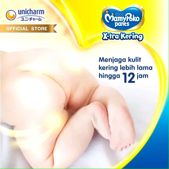 Mamypoko Pants X-tra Kering S-XXL Popok Celana Bayi - 2 Pack 4