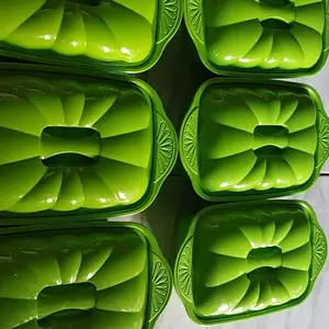 Prasmanan set isi 6 pcs Basi set Wadah Prasmanan plastik BPA Free Food Grade Kitchenware Tahan Panas COD Dapur