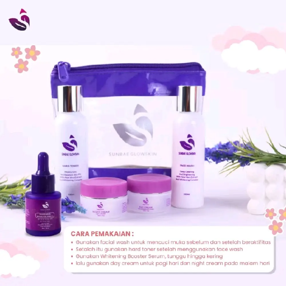 SUNBAE GLOW SKIN - Paket Perawatan Wajah