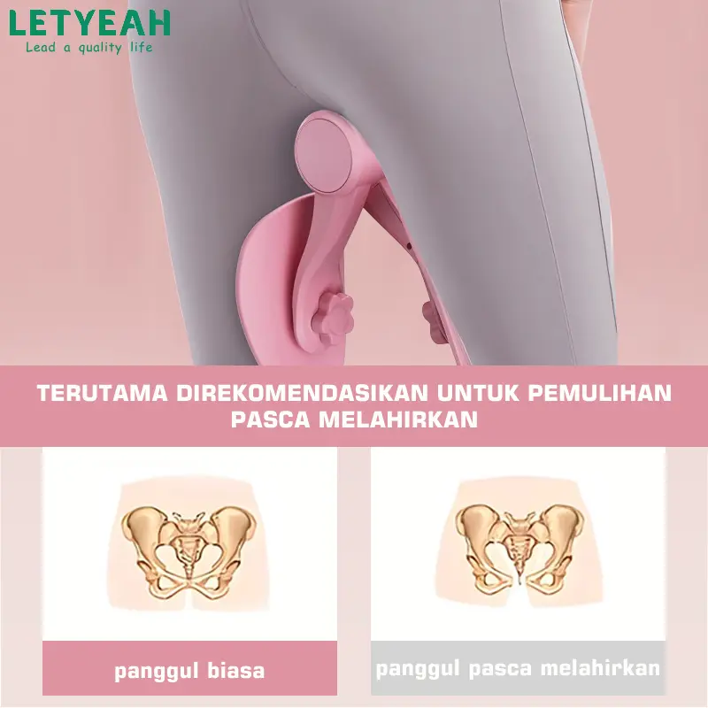 LetYeah Hip Trainer/Leg Abs Chest Trainer/Senam Kegel Alat Olahraga Wanita Di Rumah Fitness 5