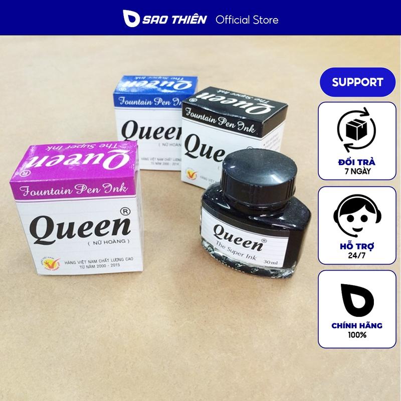 Mực Queen viết bút máy học sinh - Sử dụng cho bút máy | SAO THIÊN