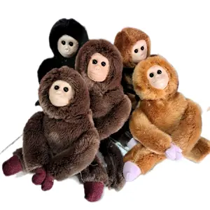 Boneka Kera Monyet Ukuran S 28 cm Mainan Anak-anak Bulu Lembut Jahitan Rapih Desain Menarik Warna Cerah Dolls Toys