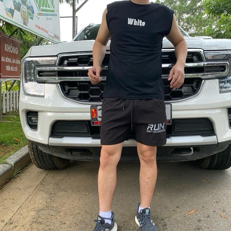 ( M001) COMBO 2 Quần Short Nam MENS STORE1 Chất Liệu Gió Co Dãn Chạy Bộ,Gym,Du Lịch...Basic
