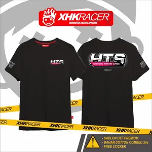 T-Shirt HTS Harian Tanpa Spek V2 By XHK RACER Apparel Cotton Combed 24s FREE STICKER Unisex Bisa COD