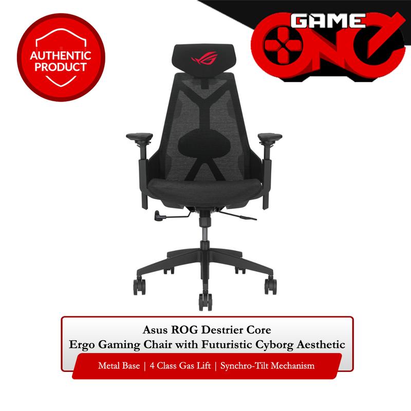 Cyborg Asus Rog Asus ROG Destrier Core Ergo Gaming Chair with Futuristic Cyborg ...