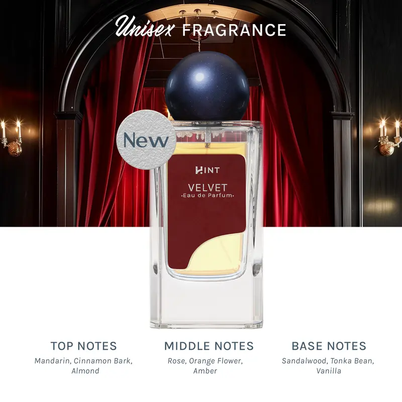 HINT Fragrance - Fabric Series Velvet 50ML Eau de Perfume - Unisex - Sweet Spicy Scent -   Wangi Aroma yang Hangat dan Mewah Elegant yang Menenangkan 3