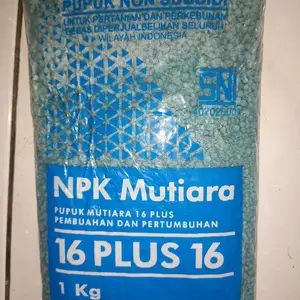 PUPUK NPK MUTIARA 16 PLUS 16 KEMASAN 1KG/PUPUK KUSUS PEMBUAHAN DAN PERTUMBUHAN