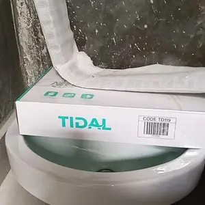 Set Wastafel Keramik Gantung Tembok Tidal TD081 Minimalis
