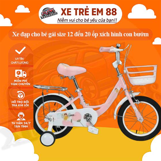 Xe đạp cho bé gái size 12 đến 20 ốp xích hình con bướm Đồ Chơi Toy kiotool xe  đạp mini  bike xe  đạp fixed  gear road  mini xe  đạp xe dap vina 48  13 magicbros  cx8 xe  đạp limit  001 lotus  bike