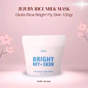 Jejuby Gluta Rice Milk Mask Body Bleaching / masker badan pemutih pencerah masker susu tubuh goat milk susu kambing