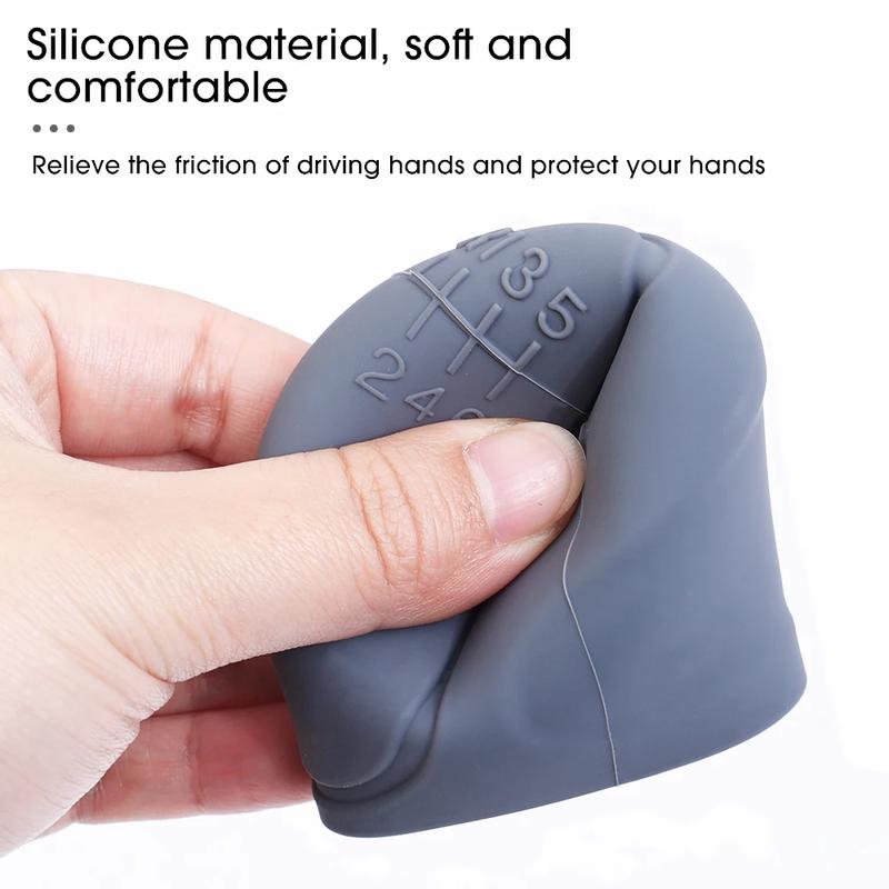 Product Introduction of Nắp Núm Cần Sang Số Bằng Silicon, Cho Xe Hơi, Tay Cầm Chống Trượt, Nắp Bảo Vệ, Hướng Dẫn Sử Dụng, Thích Hợp Cho 6 Tốc Độ, Phụ Kiện Nội Thất Ô Tô 5