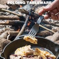 Gambar CUTLERY TITANIUM NATUREHIKE NH19C001-J SENDOK GARPU SUMPIT PISAU - FORK dari Bai Outdoor Kota Administrasi Jakarta Timur 2 Tokopedia