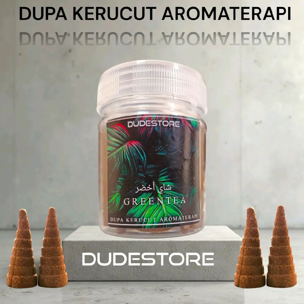 DUPA KERUCUT AROMATERAPI GREEN TEA - Bukhur kerucut green tea