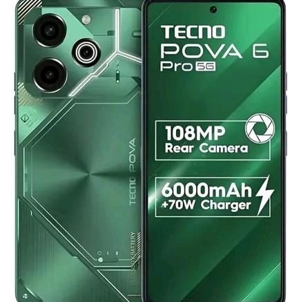 Tecno Vova 6 8/256GB  vova 6 pro 5G 12/256gb Original Garansi Resmi - Bluetooth, Kaca, Led, Radio - Tws 1