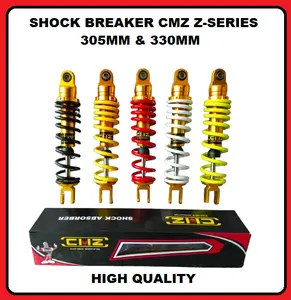 SHOCKBREAKER BELAKANG 305MM MIO SOUL MIO J M3 BEAT SCOOPY VARIO 110 330MM VARIO 125 / 150 SHOCK SKOK Z-SERIES COMBIZ Motorcycle Sporty