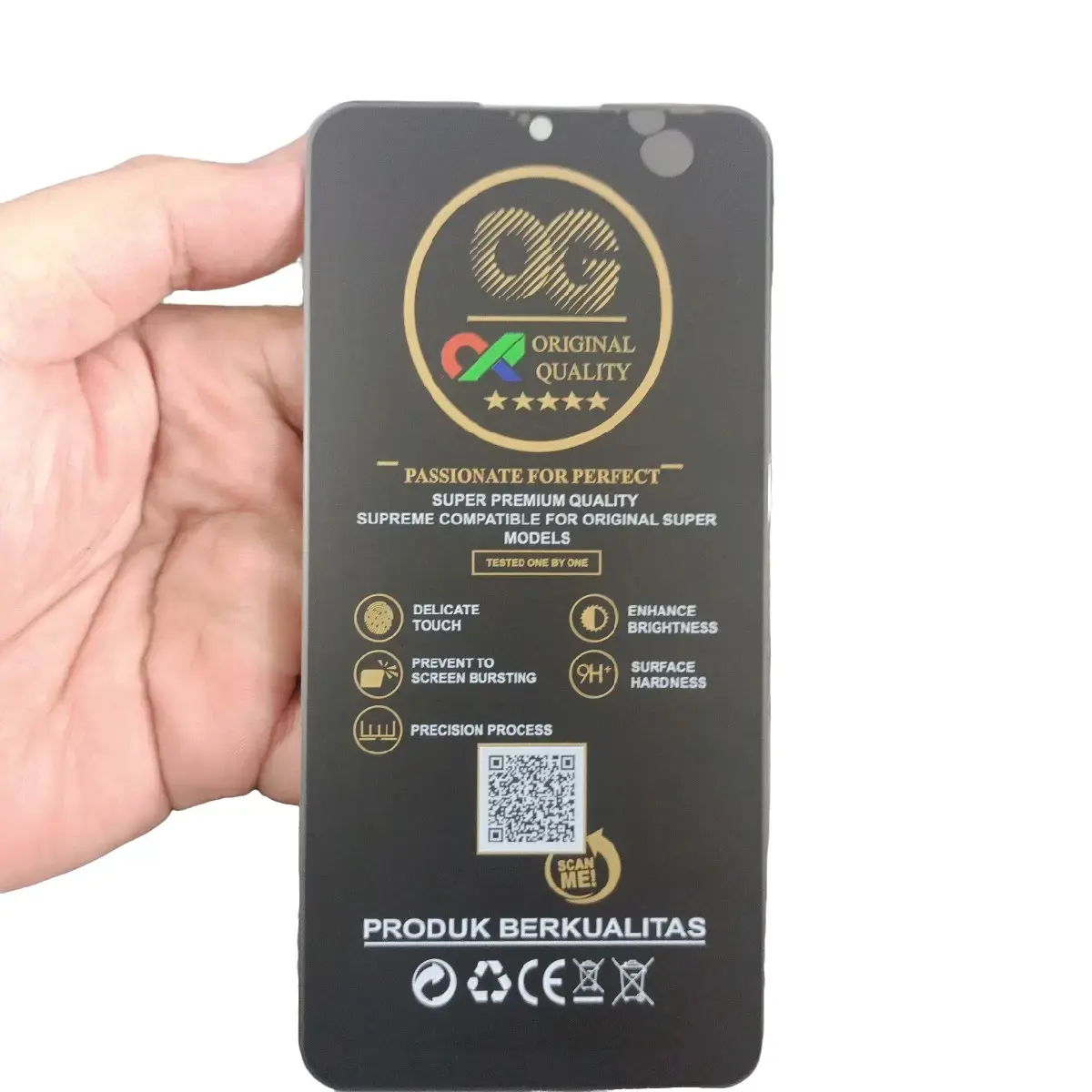 LCD TOUCHSCREEN COMPATIBLE VIV Y91 Y93 Y95 Y91C Y1S HITAM GRATIS LEM