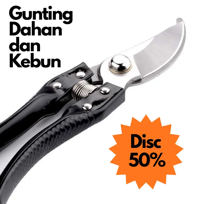 ELLKA Gunting Dahan Kualitas Tinggi Promo Murah Alat Pemangkasan Tanaman Terjamin Kualitasnya