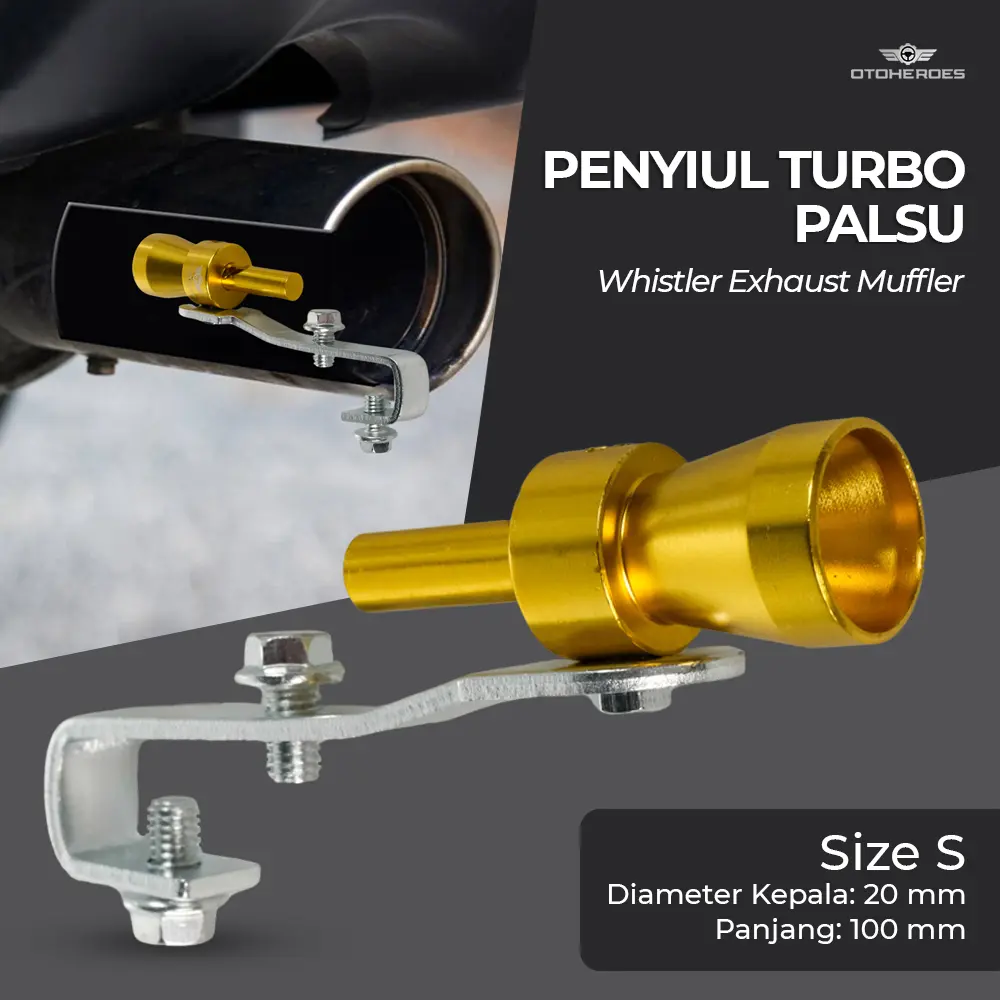 COD - Gratis Ongkir | Turbo Roar Maker | Turbo Whistler | Efek Turbo | Mobil | Motor | -  TERLARIS