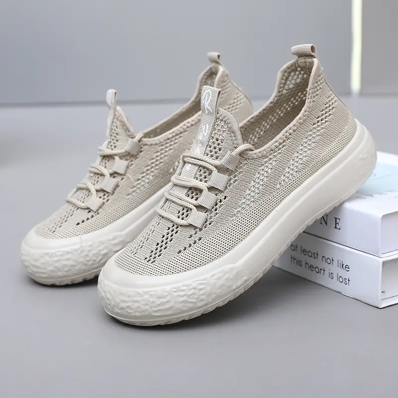 Women's shoes Breathable non-slip sneakers Flat comfortable casual shoes suitable for outdoor everyday wear suitable for women