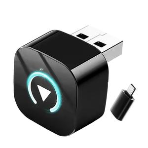 2026年モデル Xinghao Q1af ワイヤレス CarPlayアダプター、Bluetooth 5.0対応＋2.4／5Gデュアル周波数Wi‑Fi、有線およびAndroid／iOSスマートフォンに対応