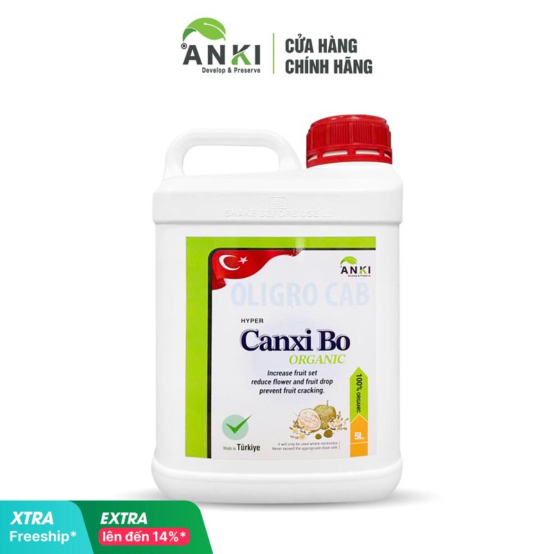 Can 5 lít Phân bón canxi bo hữu cơ nhập khẩu Châu Âu  hàng cao cấp cây hấp thụ nhanh x5 lần so với canxi bo hoá học  