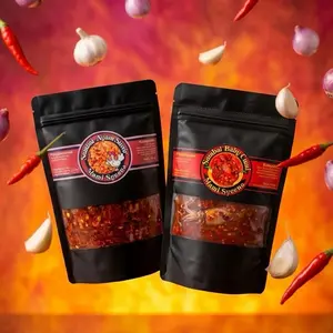 Bundling 2 Sambal Ayam Suwir & Cumi/Cakalang 300gr Halal SPP-IRT Asin Pedas Gurih Khas Indonesia - Food