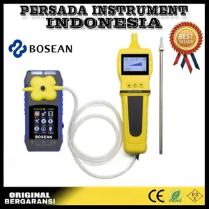 Detector Gas BOSEAN 4 In 1 + Sampling Pump BH4s O2 CO H2S LEL Detector