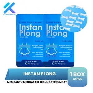 Instan Plong Plester Hidung Nasal Strips Anti-Snoring Nose Strips Anti Dengkur Ngorok Nasal Plast Tape Penghilang Dengkuran