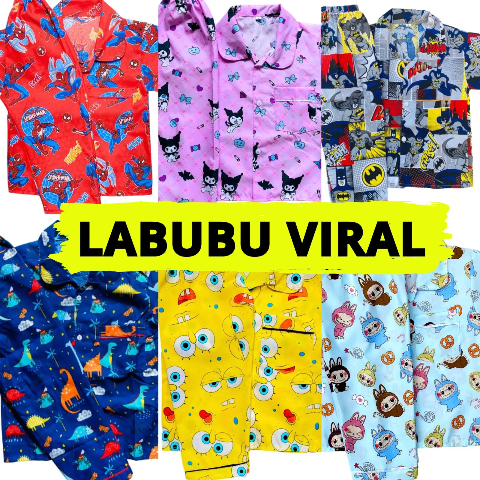 PILIH MOTIF PIYAMA TIDUR ANAK USIA 1-5 TAHUN M L XL PART 1