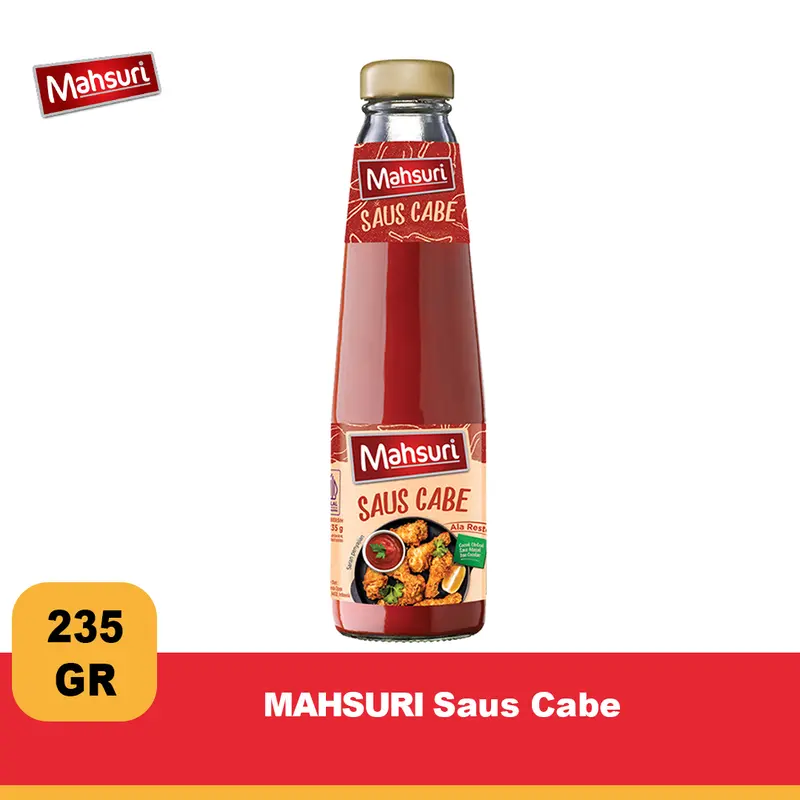 Mahsuri Saus Cabe 235 gram - Masakan 0