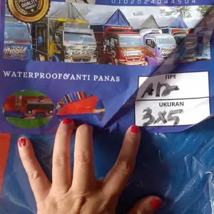 Terpal a8 ukuran 4x6 3x8 waterproof anti panas Camping tenda Outdoor Plastic Thick kain Hujan