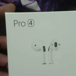 Pro 4 Headset Bluetooth Earphone Smart Touch Control Headphones HiFi Stereo Earbuds Upgrade Wireless Kualitas Suara HD Live-like Experience Bass Garansi 12 Bulan Tws