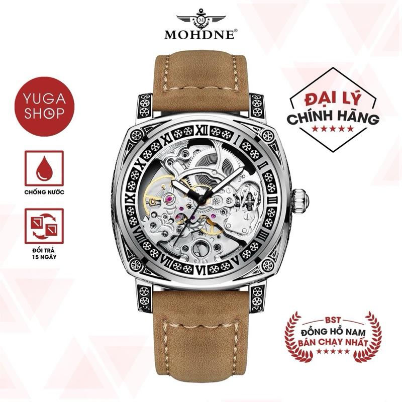 Đồng Hồ Cơ Nam CF6 Dây Da Cao Cấp Có Dạ Quang 2 Kim Lộ Cơ 2 Mặt Sang Trọng TẶNG HỘP ĐỒNG HỒ CHÍNH HÃNG DỤNG CỤ THÁO DÂY VÒNG TAY SỐ LƯỢNG QUÀ TẶNG CÓ HẠN