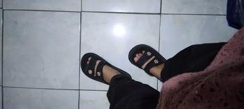 Product Review of !!!Wajib turunkan size !!Sandal Wanita Selop Ban 2 Hak Tinggi Fashion Empuk Ringan Sendal Kokop Dewasa Dalam Ruangan Luar Ruang Shoes from l**5 0