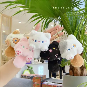 Gantungan Kunci Boneka Kucing Lucu Bag Charm Cute Cat Big Tail Aksesoris Tas Ransel Gantungan Kunci Motor Lucu
