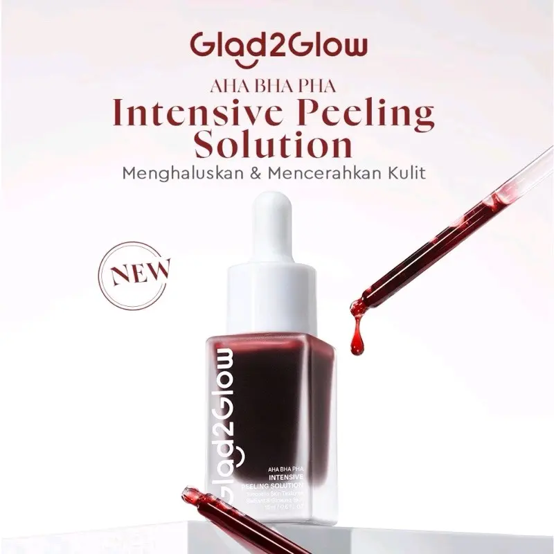 LANGSUNG KIRIM GLAD2GLOW PEELING SERUM | GLAD2GLOW AHA BHA PHA INTENSIVE PEELING SOLUTION 8