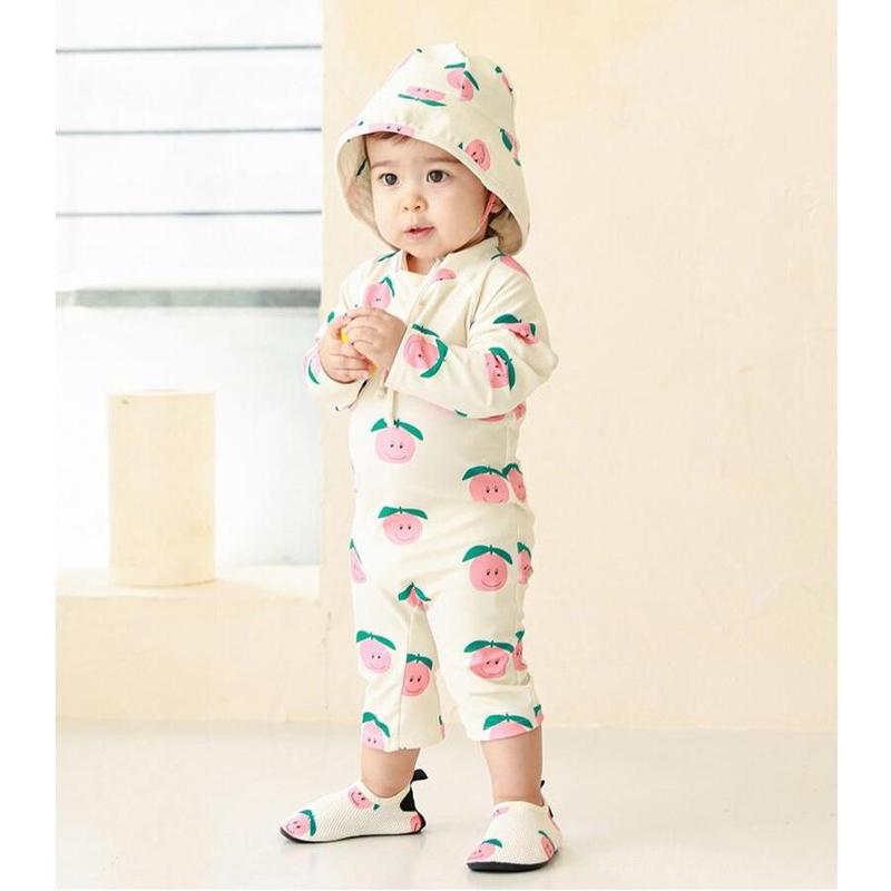 Product Introduction of Children's Boys and Girls Long Sleeve Sun Protection 1 7 Years Old Swimsuit Surfing Suit Infants Baby Swimming 17