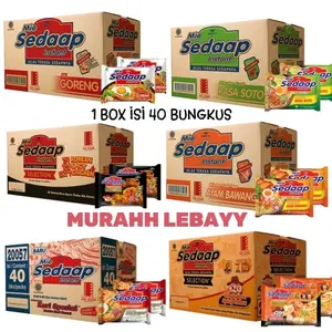 (40 PCS) SEDAAP MIE INSTANT 1 DUS All Varian isi 40 PCS (Tersedia packing tambahan bubble wrap opsional)