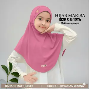 Hijab Marissa Anak 6-12 thn/Hijab daily adem nyaman tebal/jersey zoya premium