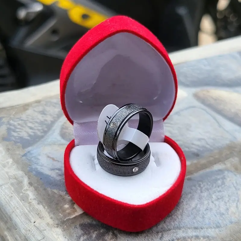Cincin Kawin Dapat 2 pcs Dan Free Box Banyak Model Dan Pilihan Cincin Model Love Berlapis Emas 24K Polos 3