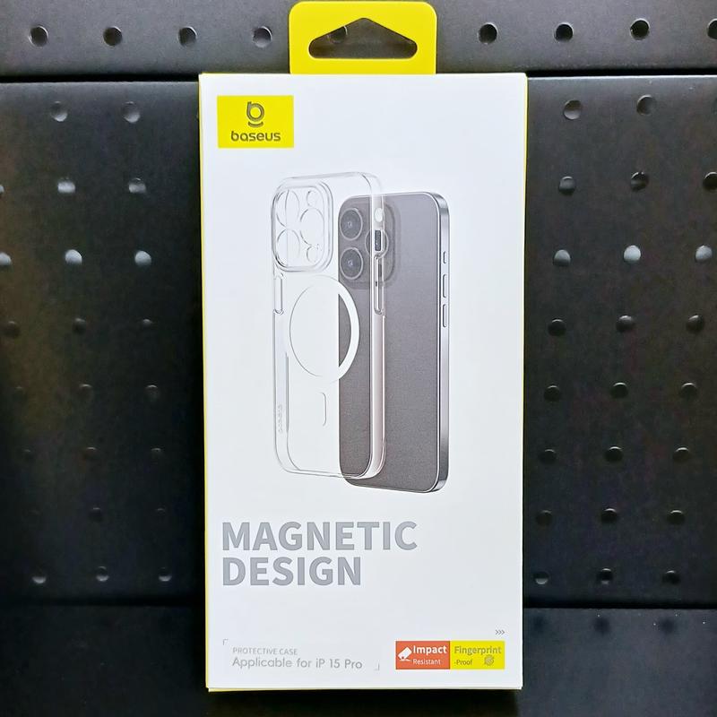 BASEUS Casing Lucent Series Magnetic Phone Case For IP 15,15 Plus,15 Pro,15Pro max 2