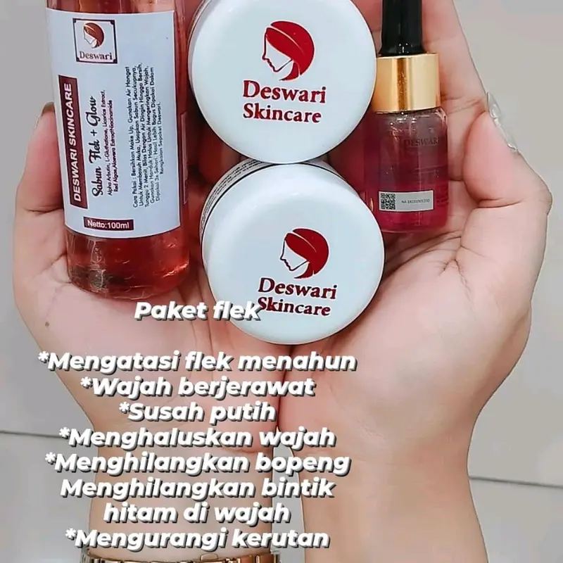 [Ready SIAP KIRIM] FREE POUCH Paket Deswari SKINCARE 0