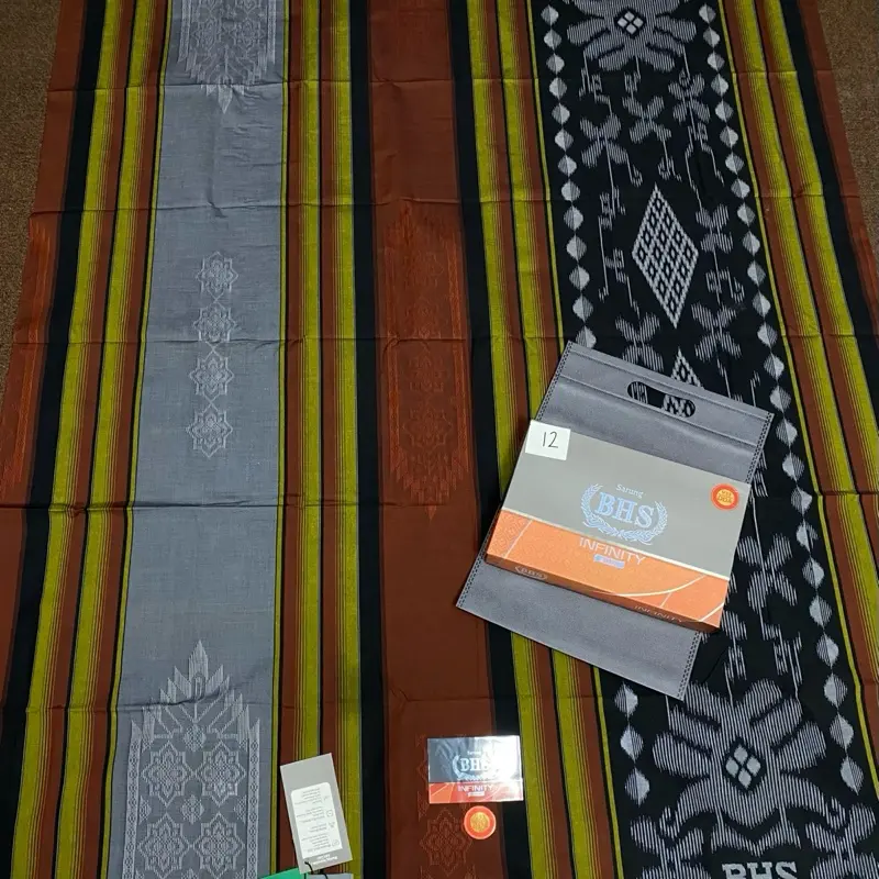 SARUNG BHS INFINITY SILVER TIMBUL FREE TOTEBAG 5