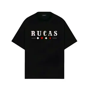 Kaos Rucas Or Trick Halloween Black Tee T-shirt Rucas Pria Wanita Unisex Premium