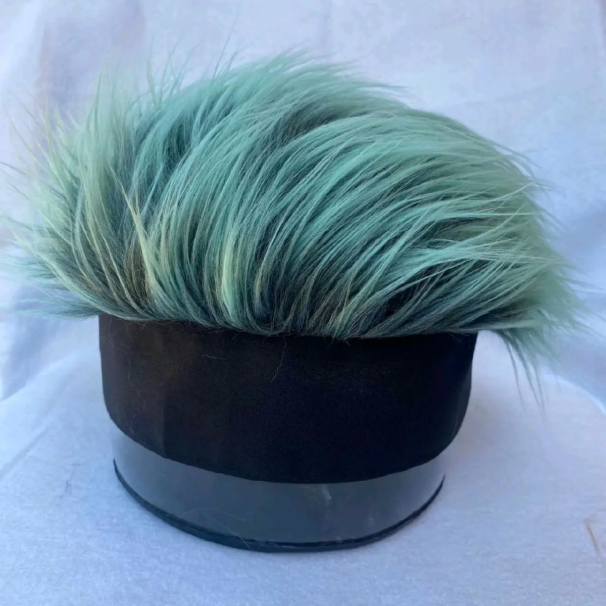 topi rambut palsu bulu Korea